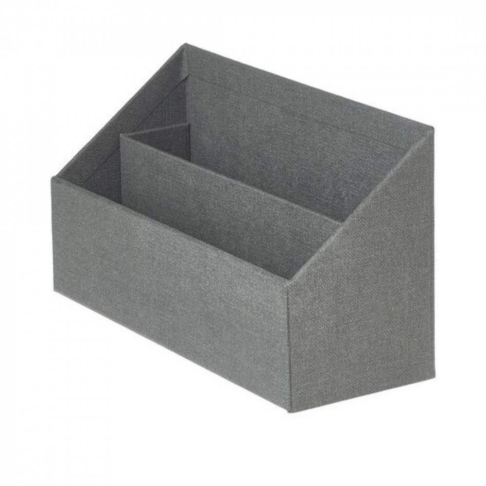 Letter Holder, Canvas Laminate, GEORGE, 25,5 x 10 x H14,5 cm, Grey in the group Storage / Office supplies at SmartaSaker.se (40234)
