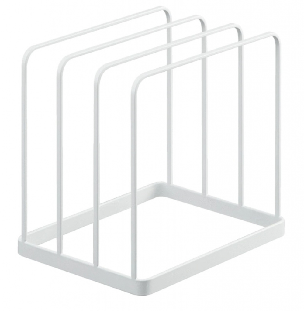 Rack for Trays, TOWER TRAY STAND, 19,5 x 16 x H 19,5 cm, White in the group Storage / Kitchen storage / Kitchen cabinet organizers at SmartaSaker.se (40235)