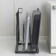 Rack for Trays, TOWER TRAY STAND, 19,5 x 16 x H 19,5 cm, Black Rack for Trays, TOWER TRAY STAND, 19,5 x 16 x H 19,5 cm, Black
