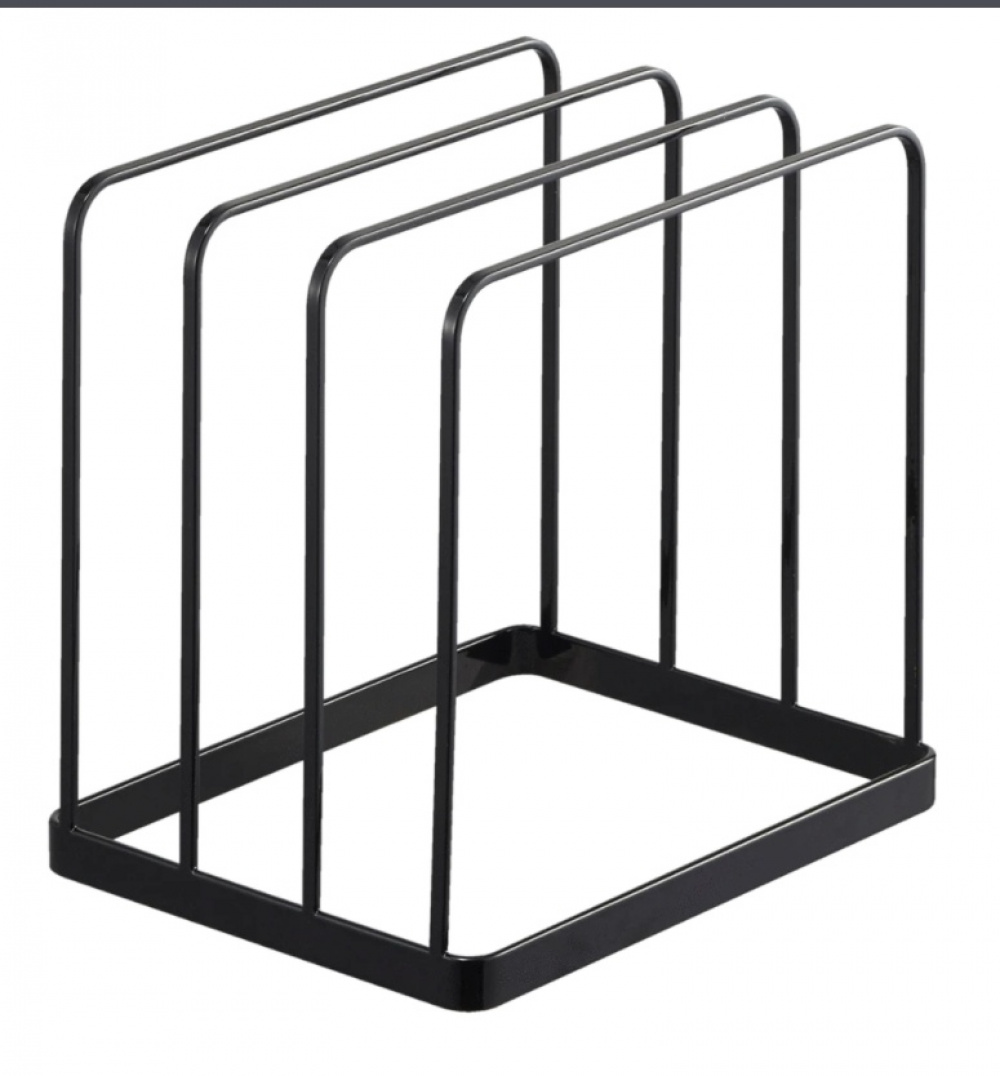 Rack for Trays, TOWER TRAY STAND, 19,5 x 16 x H 19,5 cm, Black in the group Storage / Kitchen storage / Storage bins and jars at SmartaSaker.se (40236)
