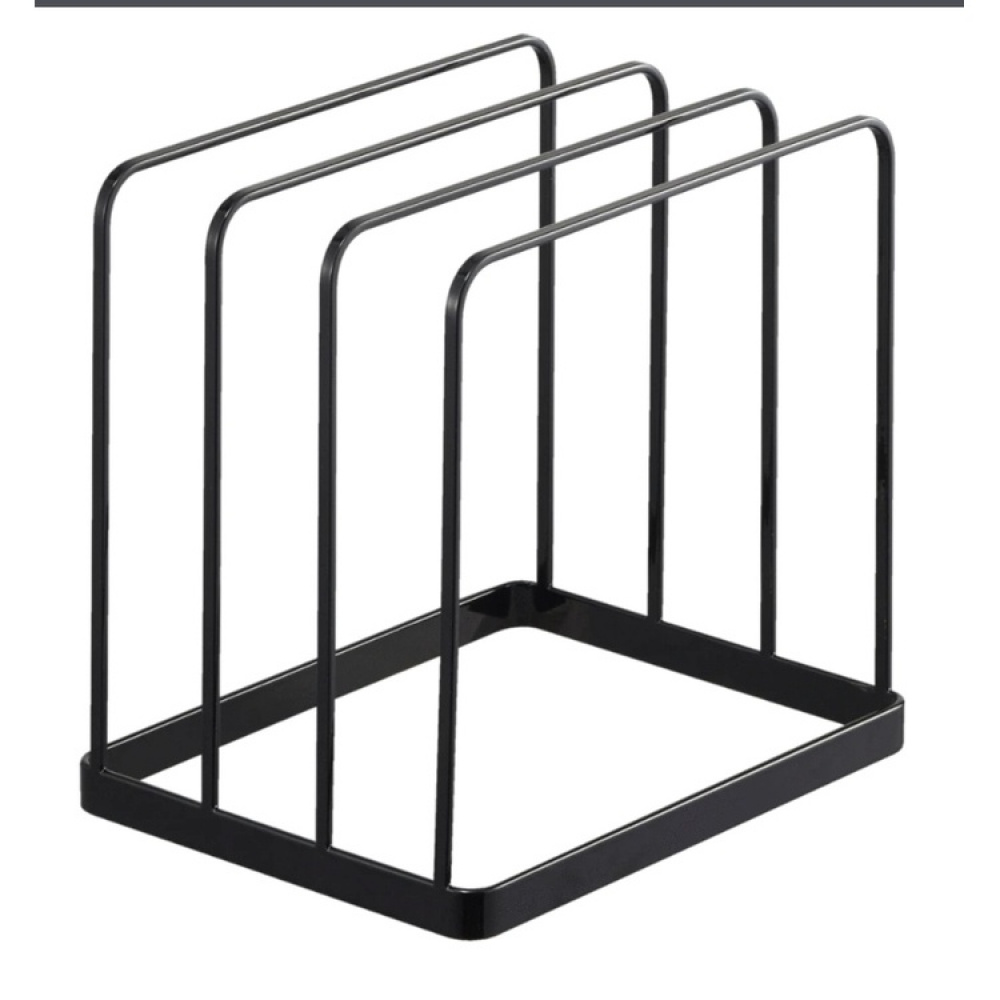 Rack for Trays, TOWER TRAY STAND, 19,5 x 16 x H 19,5 cm, Black in the group Storage / Kitchen storage / Storage jars at SmartaSaker.se (40236)