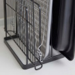 Rack for Trays, TOWER TRAY STAND, 19,5 x 16 x H 19,5 cm, Black Rack for Trays, TOWER TRAY STAND, 19,5 x 16 x H 19,5 cm, Black