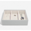 Tray for Watches and more, 3 Compartments, Deep, CLASSIC STACKERS, 25 x 18 x H 6 cm, Pebble Grey Tray for Watches and more, 3 Compartments, Deep, CLASSIC STACKERS, 25 x 18 x H 6 cm, Pebble Grey