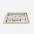 Jewellery Tray, 16 Sections, SUPERSIZE STACKERS, 36 x 25 x H 4 cm, Oatmeal Jewellery Tray, 16 Sections, SUPERSIZE STACKERS, 36 x 25 x H 4 cm, Oatmeal