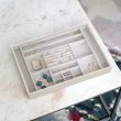 Jewellery Tray, 16 Sections, SUPERSIZE STACKERS, 36 x 25 x H 4 cm, Oatmeal Jewellery Tray, 16 Sections, SUPERSIZE STACKERS, 36 x 25 x H 4 cm, Oatmeal