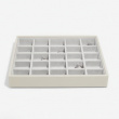 Tray for Jewellery, 25 Compartments, CLASSIC STACKERS, 25 x 18 x H 3,7 cm