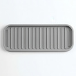 Tray in silicone, Small, LINEO SINK TRAY, 23 x 9 cm, Grey