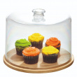 Cake tray with lid, PANSINO CAKE DOME, Ø 37 x H 16 cm , Transparent / Natural Cake tray with lid, PANSINO CAKE DOME, Ø 37 x H 16 cm , Transparent / Natural