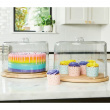 Cake tray with lid, PANSINO CAKE DOME, Ø 37 x H 16 cm , Transparent / Natural Cake tray with lid, PANSINO CAKE DOME, Ø 37 x H 16 cm , Transparent / Natural