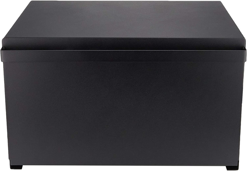 Steel Bread box, TOWER BREAD CASE, 40 x 34,5 x H 24 cm, Yamazaki, Black in the group Storage / Kitchen storage at SmartaSaker.se (40252)