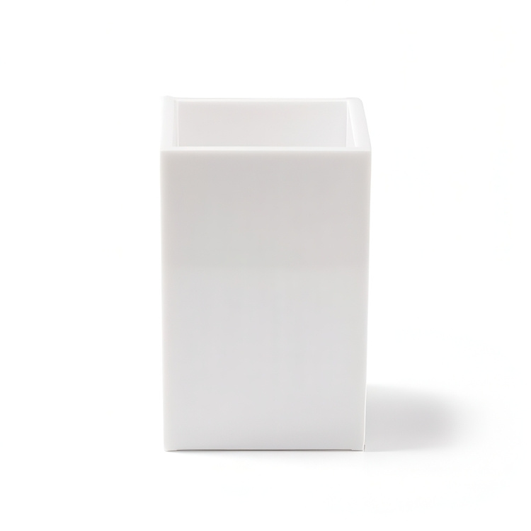 Pen cup PALASET, 6,5 x 6,5 x H 10 cm, White in the group Storage / Office supplies at SmartaSaker.se (40255)