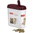 Container for Pet Food, 2,2 L, PET PITCHER, 20 x 10 x H 20 cm, White / Bordeux