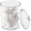 Canister, COTTON, Ø 8,5 x H13 cm, Clear acrylic Canister, COTTON, Ø 8,5 x H13 cm, Clear acrylic