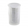 Cotton pads Dispenser, RPET CLARITY, Ø7,5 x H12 cm, Transparent