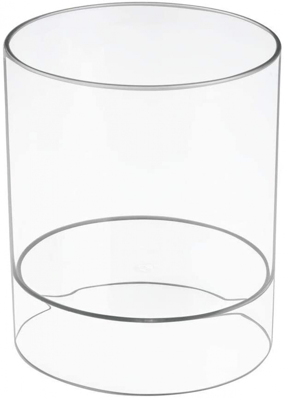 Container for headbands & brushes, HAIR ACCESSORY HOLDER, Ø 14 x H17 cm, Transparent in the group Storage / Bathroom storage at SmartaSaker.se (40264)