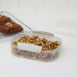 Jar, for nuts, grain, 685 ml, SISTEMA BAKE IT, Klar / Vit Jar, for nuts, grain, 685 ml, SISTEMA BAKE IT, Klar / Vit