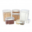 Jar, for nuts, grain, 685 ml, SISTEMA BAKE IT, Klar / Vit Jar, for nuts, grain, 685 ml, SISTEMA BAKE IT, Klar / Vit