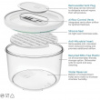 Food Storage, Anti-Microbial, ID FRESH LARGE PRODUCE BOWL, Ø 21 x H 14,5 cm, Clear / White Food Storage, Anti-Microbial, ID FRESH LARGE PRODUCE BOWL, Ø 21 x H 14,5 cm, Clear / White