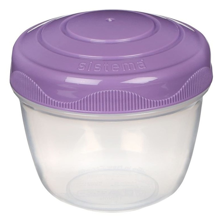 Snack Container, 150 cl, YOGHURT TO GO, Ø 7,4 cm x H 7 cm in the group Storage / Kitchen storage / Food containers / Plastic lunch boxes at SmartaSaker.se (40271)