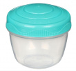 Round plastic mini jar 0.15L, Sistema