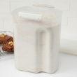 Jar, for flour, grain, etc, 3,35 L, BAKE IT, Transparent / White Jar, for flour, grain, etc, 3,35 L, BAKE IT, Transparent / White