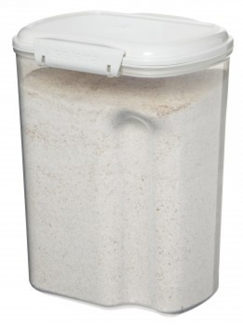 Jar, for flour, grain, etc, 3,35 L, BAKE IT, Transparent / White in the group Storage / Kitchen storage / Storage bins and jars / Sistema at SmartaSaker.se (40273)