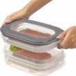 Container for Cold Cut, 3 trays, FRESH KEEPER LARGE, 26,5 x 17,2 x H10,5 cm
