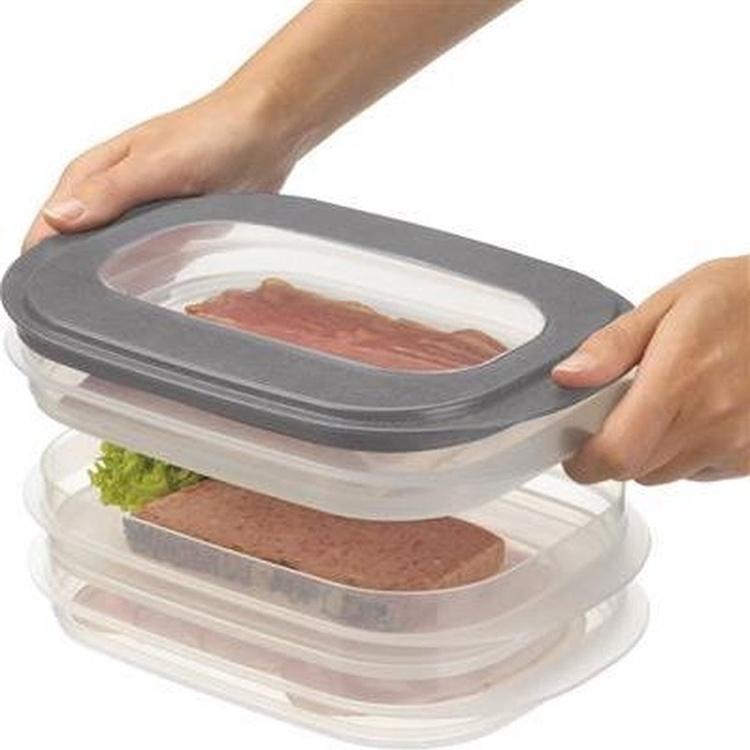Container for Cold Cut, 3 trays, FRESH KEEPER LARGE, 26,5 x 17,2 x H10,5 cm in the group Storage / Kitchen storage / Storage jars at SmartaSaker.se (40281)