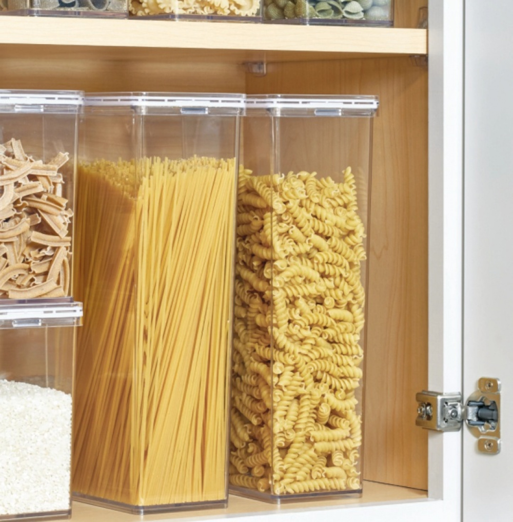 Container for Dry Food, 3,3 L, THE HOME EDIT PASTA CANISTER, Transparent in the group Storage / Kitchen storage / Storage bins and jars at SmartaSaker.se (40282)