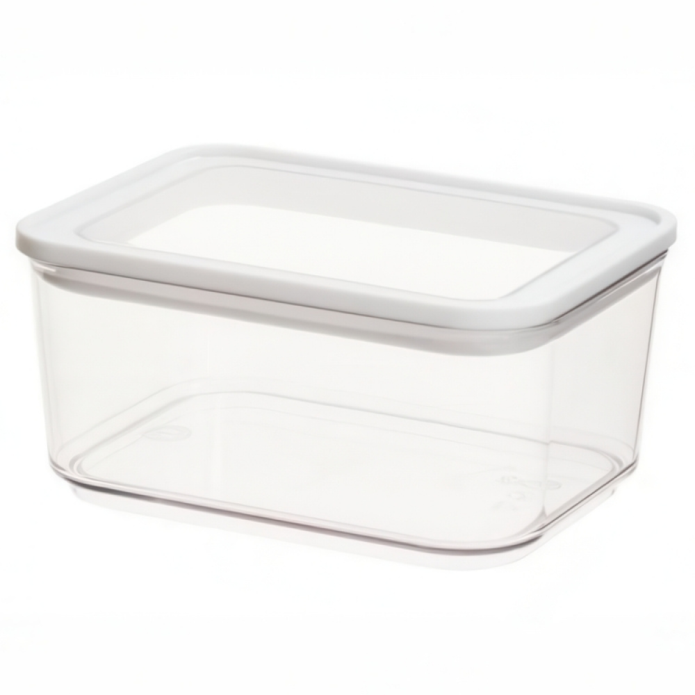 Container for Dry Food, 0,8 L, PANSINO ECOZEN SMALL CANISTER, 16 x 12 x H 8 cm , Transparent / white in the group Storage / Kitchen storage / Storage jars at SmartaSaker.se (40287)
