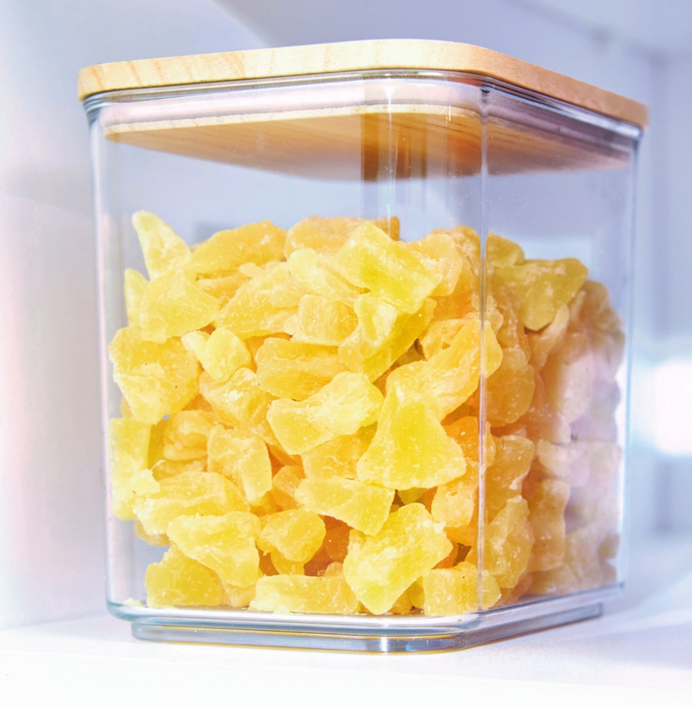 Container for Dry Food, 2 L, PANSINO RPET MEDIUM CANISTER, 16 x 12 x H 15,5 cm , Transparent / Natural in the group Storage / Kitchen storage / Storage bins and jars at SmartaSaker.se (40290)