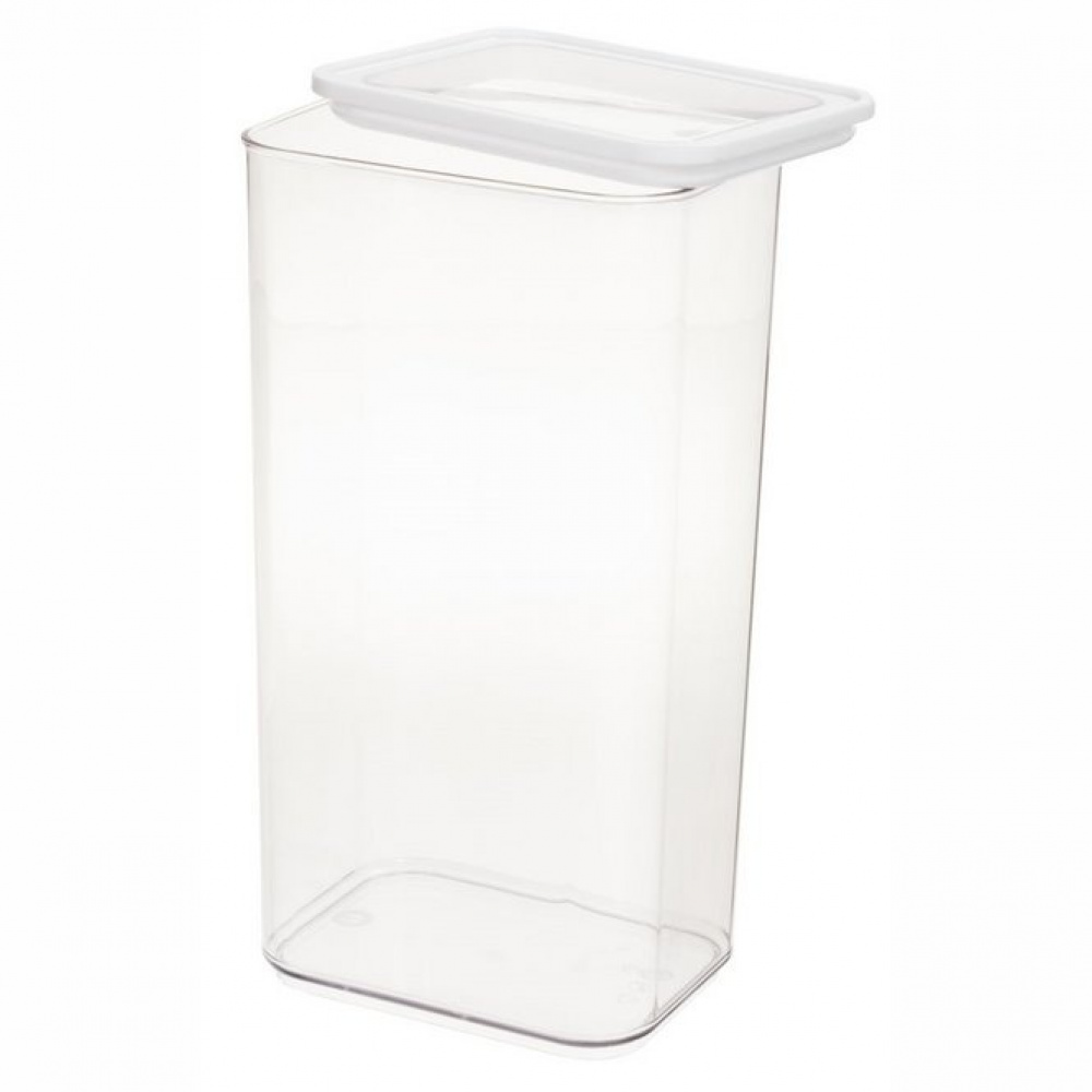 Container for Dry Food, 4 L, PANSINO ECOZEN XL CANISTER, 16 x 12 x H 30,5 cm , Transparent / white in the group Storage / Kitchen storage / Storage bins and jars at SmartaSaker.se (40292)
