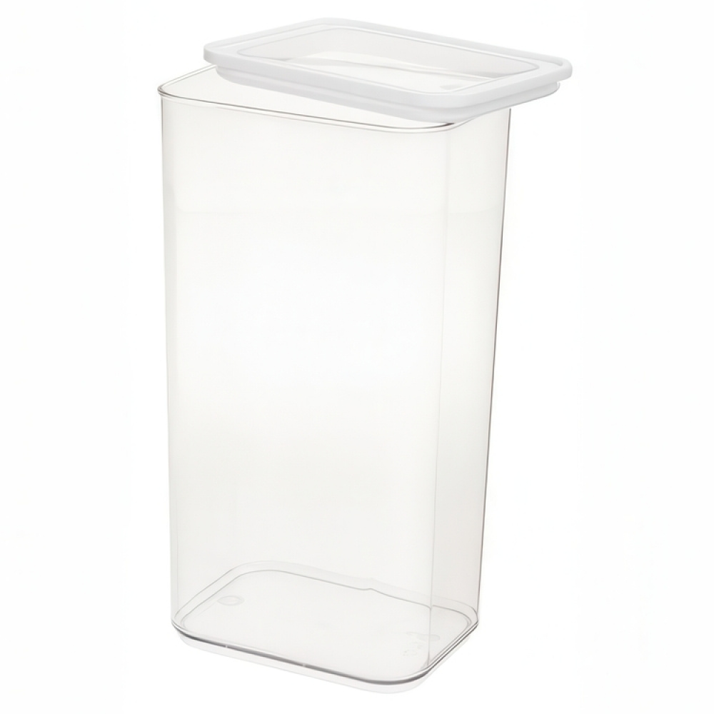Container for Dry Food, 4 L, PANSINO ECOZEN XL CANISTER, 16 x 12 x H 30,5 cm , Transparent / white in the group Storage / Kitchen storage / Storage jars at SmartaSaker.se (40292)