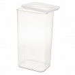 Container for Dry Food, 4 L, PANSINO ECOZEN XL CANISTER, 16 x 12 x H 30,5 cm , Transparent / white Container for Dry Food, 4 L, PANSINO ECOZEN XL CANISTER, 16 x 12 x H 30,5 cm , Transparent / white