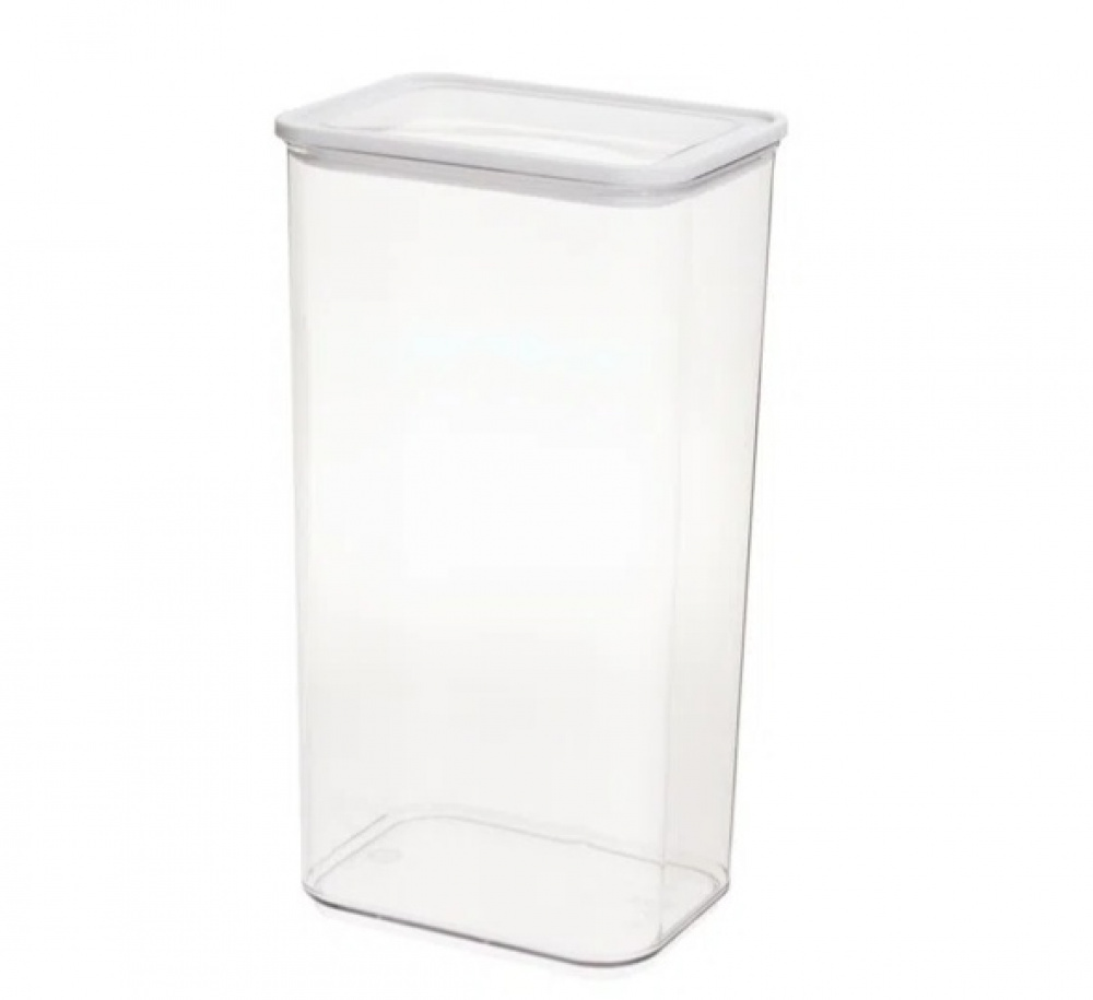 Container for Dry Food, 4 L, PANSINO ECOZEN XL CANISTER, 16 x 12 x H 30,5 cm , Transparent / white in the group Storage / Kitchen storage / Storage bins and jars at SmartaSaker.se (40292)