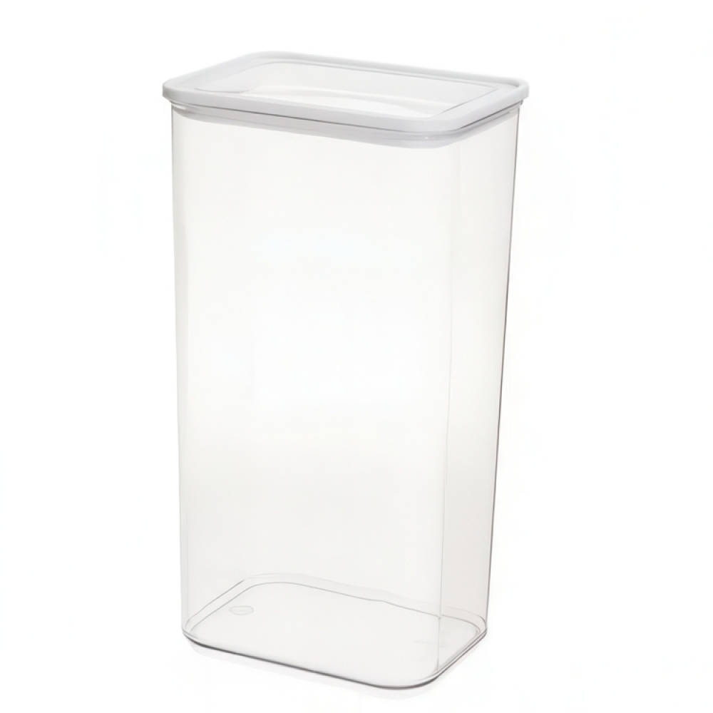 Container for Dry Food, 4 L, PANSINO ECOZEN XL CANISTER, 16 x 12 x H 30,5 cm , Transparent / white in the group Storage / Kitchen storage / Storage jars at SmartaSaker.se (40292)