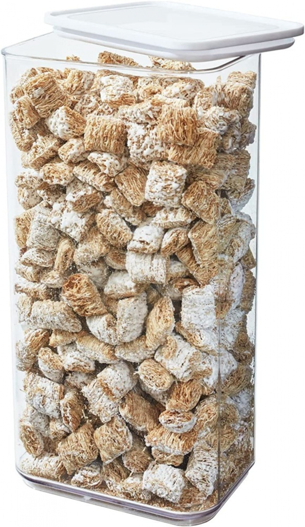 Container for Dry Food, 4 L, PANSINO ECOZEN XL CANISTER, 16 x 12 x H 30,5 cm , Transparent / white in the group Storage / Kitchen storage / Storage bins and jars at SmartaSaker.se (40292)