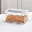 Container for Dry Food, 470 ml, THE HOME EDIT SMALL CANISTER, 10,2 x 15,2 x H 8,3 cm , Transparent Container for Dry Food, 470 ml, THE HOME EDIT SMALL CANISTER, 10,2 x 15,2 x H 8,3 cm , Transparent