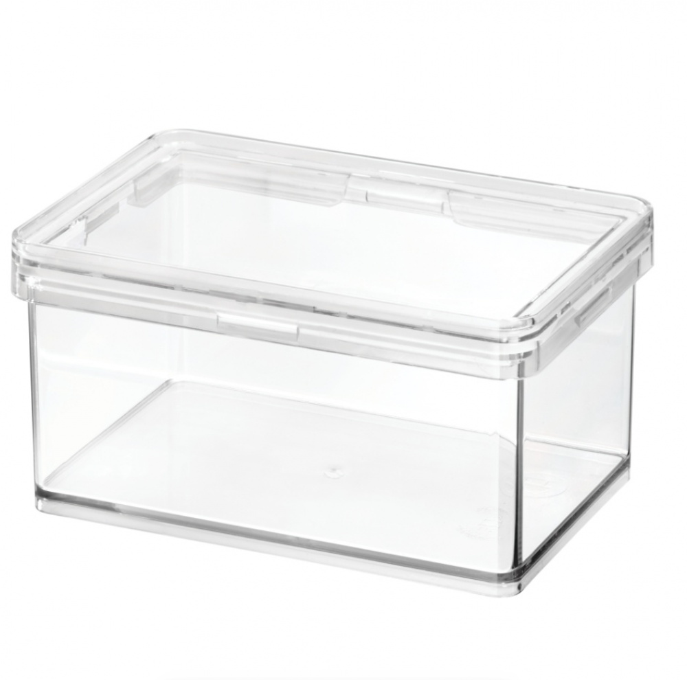 Container for Dry Food, 470 ml, THE HOME EDIT SMALL CANISTER, 10,2 x 15,2 x H 8,3 cm , Transparent in the group Storage / Kitchen storage / Storage bins and jars at SmartaSaker.se (40293)