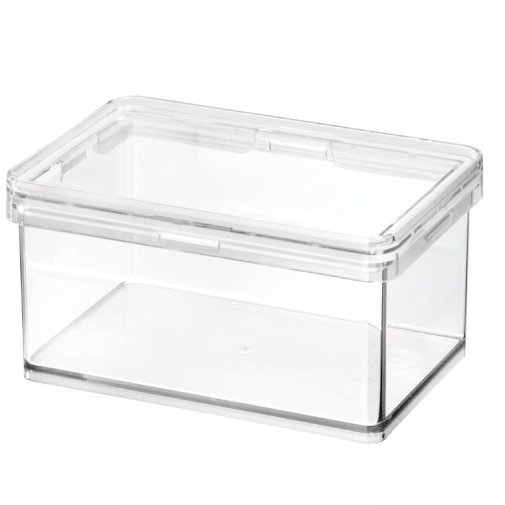 Container for Dry Food, 470 ml, THE HOME EDIT SMALL CANISTER, 10,2 x 15,2 x H 8,3 cm , Transparent in the group Storage / Kitchen storage / Storage jars at SmartaSaker.se (40293)
