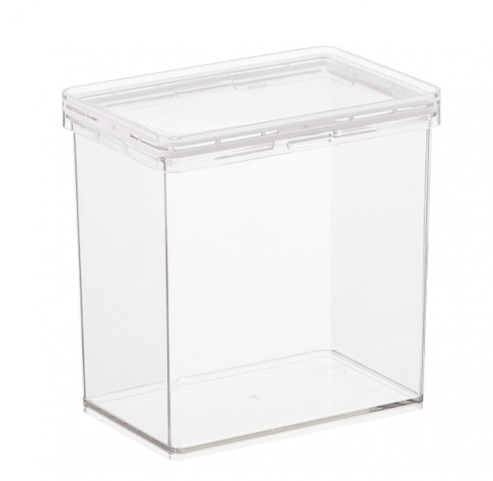 Container for Dry Food, 1,4 L, THE HOME EDIT MEDIUM CANISTER, 10,2 x 15,2 x H 15,6 cm, Transparent in the group Storage / Kitchen storage / Storage bins and jars at SmartaSaker.se (40296)