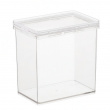 Container for Dry Food, 1,4 L, THE HOME EDIT MEDIUM CANISTER, 10,2 x 15,2 x H 15,6 cm, Transparent
