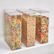 Container for Dry Food, 5,6 L, THE HOME EDIT CEREAL CANISTER, 10,2 x 25,4 x H 31 cm, Clear Container for Dry Food, 5,6 L, THE HOME EDIT CEREAL CANISTER, 10,2 x 25,4 x H 31 cm, Clear