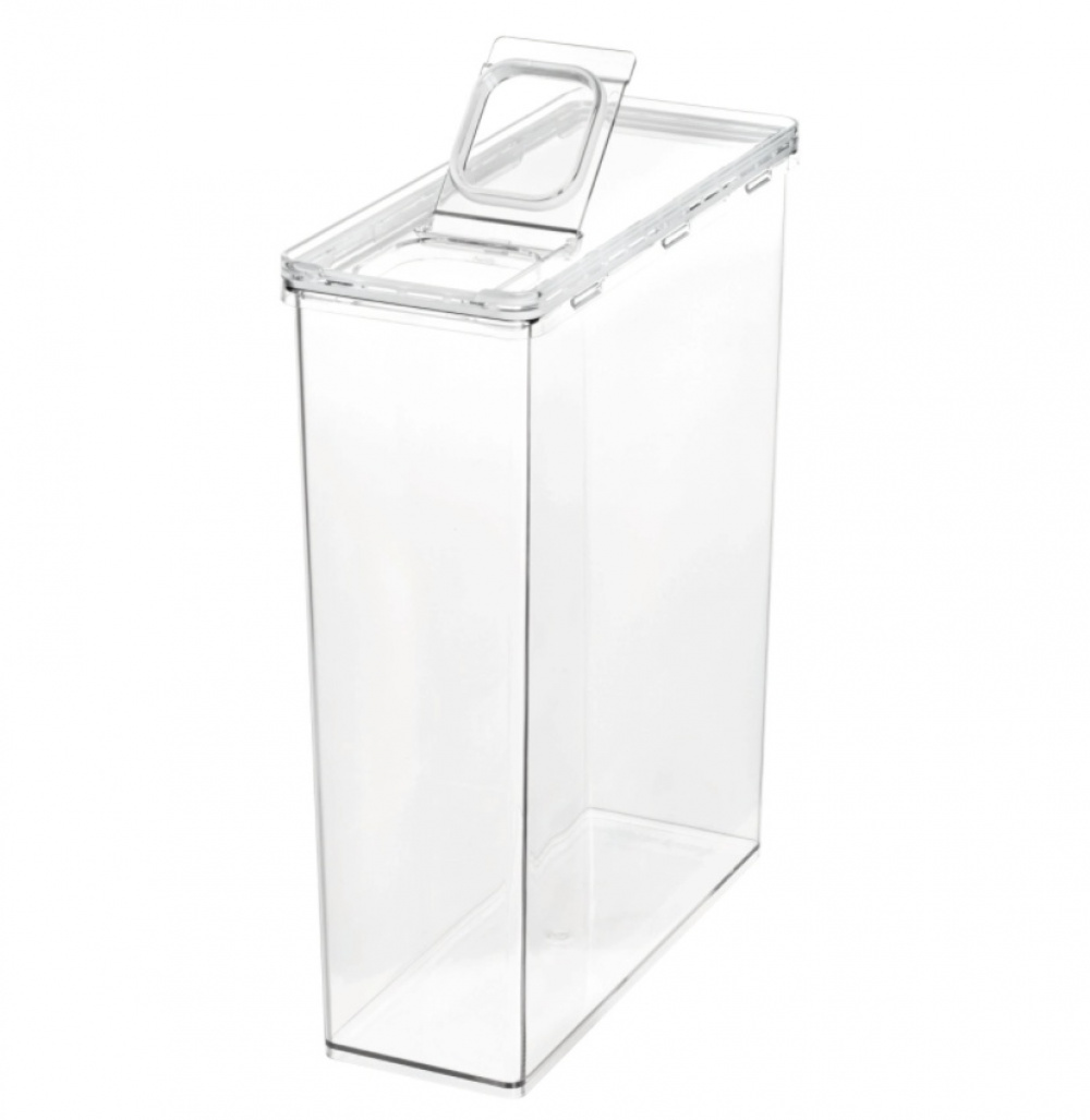 Container for Dry Food, 5,6 L, THE HOME EDIT CEREAL CANISTER, 10,2 x 25,4 x H 31 cm, Clear in the group Storage / Kitchen storage / Storage bins and jars at SmartaSaker.se (40297)
