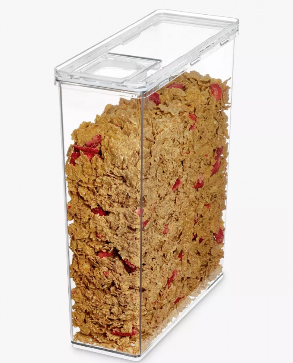 Container for Dry Food, 5,6 L, THE HOME EDIT CEREAL CANISTER, 10,2 x 25,4 x H 31 cm, Clear in the group Storage / Kitchen storage / Storage bins and jars at SmartaSaker.se (40297)