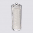 Cotton Pad Dispenser, with Pads, SELENA, Ø 7,5 x H 20 cm, Clear Cotton Pad Dispenser, with Pads, SELENA, Ø 7,5 x H 20 cm, Clear