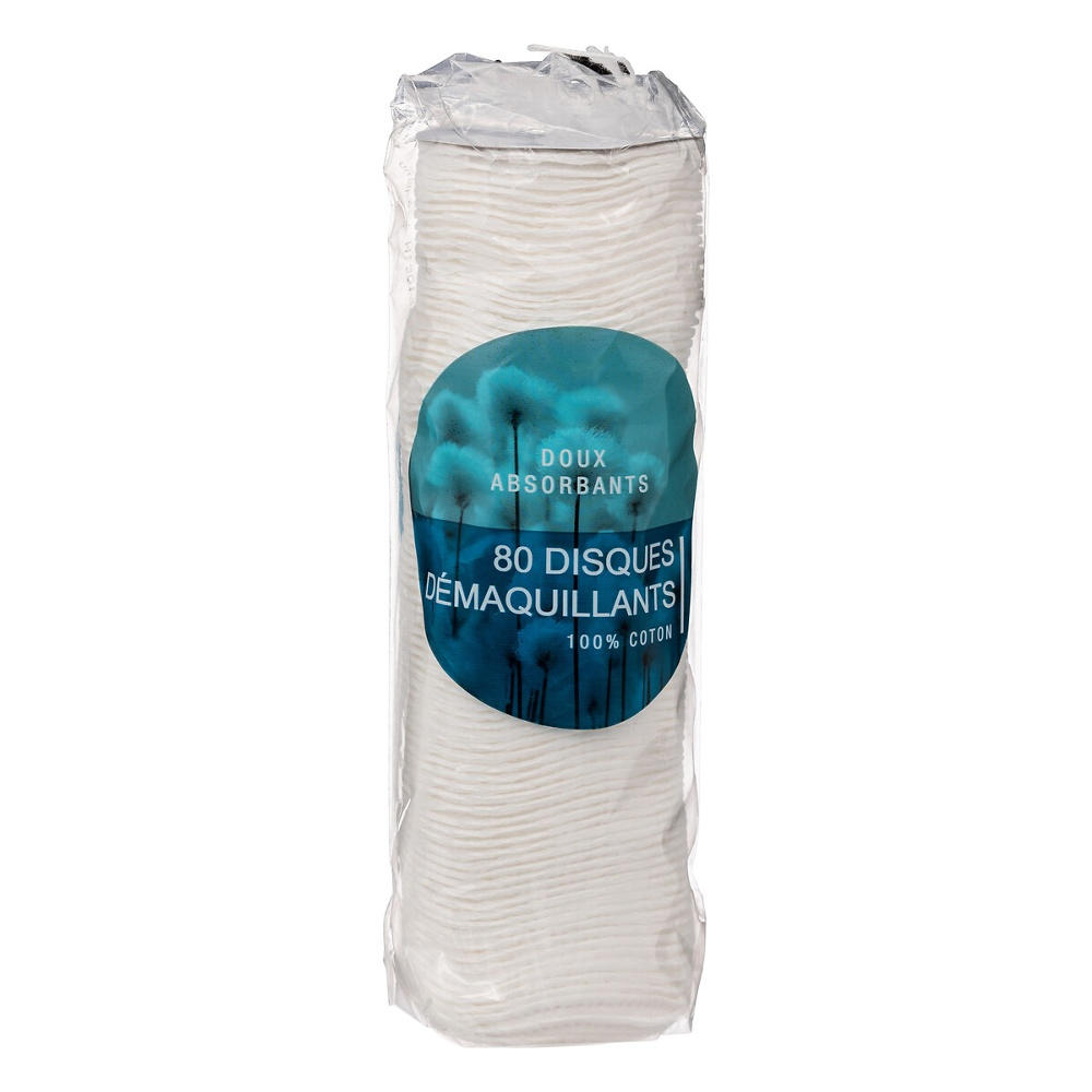 Cotton Pad Dispenser, with Pads, SELENA, Ø 7,5 x H 20 cm, Clear in the group Storage / Bathroom storage / Makeup storage at SmartaSaker.se (40300)