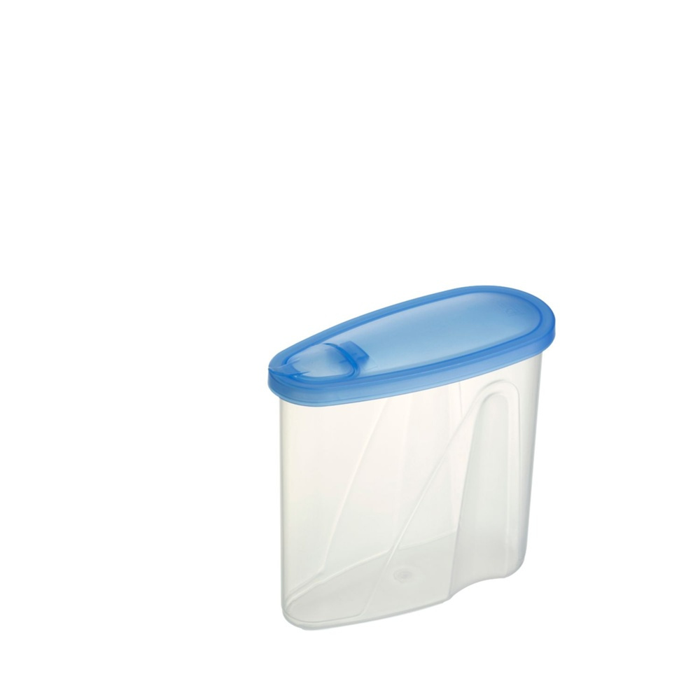 Food Box with Flip Lid, 0,9 L, CLUB CUISINE PITCHER SMALL, Transparent / Blue in the group Storage / Kitchen storage / Storage bins and jars at SmartaSaker.se (40302)