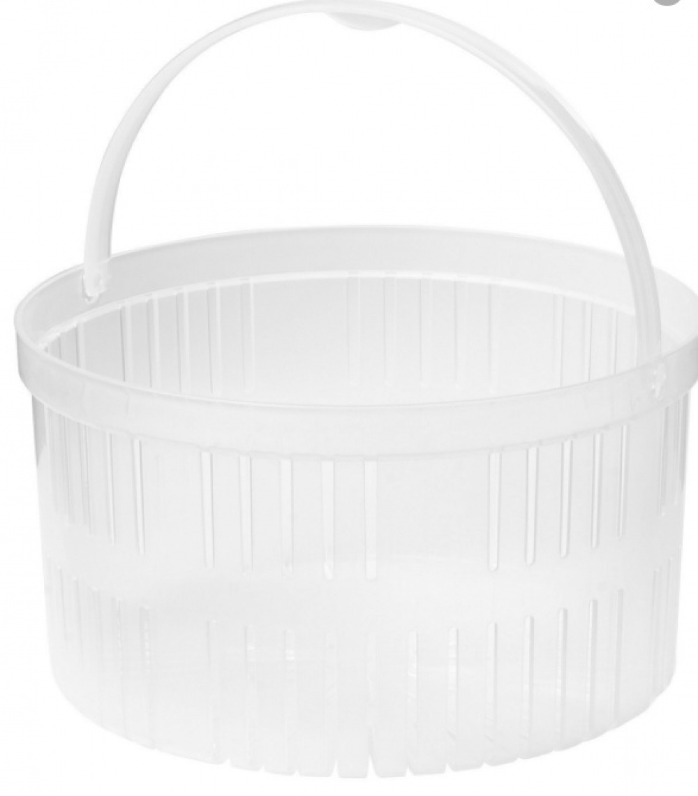 Jar with strainer, Round, 1,5 L, Ø 17 x H 11 cm, KLIP IT, Clear / Blue in the group Storage / Kitchen storage / Fridge storage at SmartaSaker.se (40307)
