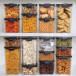 Canister, 700 ml, TRITAN ULTRA SQUARE, Clear / Black Canister, 700 ml, TRITAN ULTRA SQUARE, Clear / Black